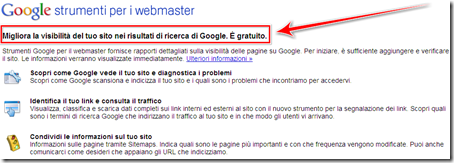 visibilità sito blog strumenti webmaster google visibilità sito blog strumenti webmaster google
