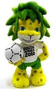 Zakumi Zakumi, the mascot of the 2010 World Cup, and historical background of South Africa