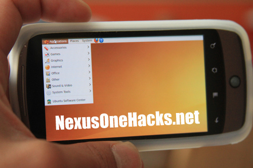 NexusOneHacks Ubuntu running on Googles Nexus One