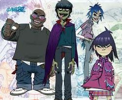 Gorilaz Gorillaz help promote Microsoft IE9 Beta