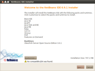 netbeans netbeans2 Install JDK and NetBeans on Ubuntu 10.04