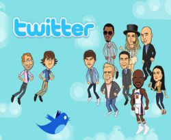 Twitter A number of social networking accounts Hollywood artists frozen