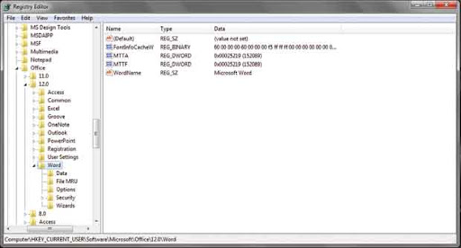 tips tips6 Microsoft Office Word 2007 Permanent normal operation after Windows update