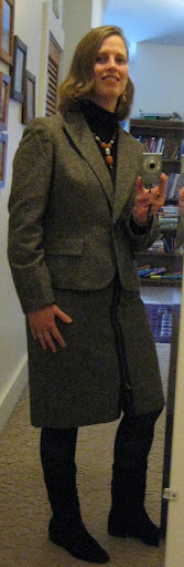 Dressed up for my interview