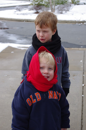 Brothers in scarves