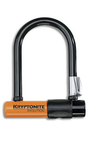 Kryptonite Mini - $100 - The messenger's choice world wide. Small size (3.25" x 5"). Fits in a back pocket, harder to lever open.
