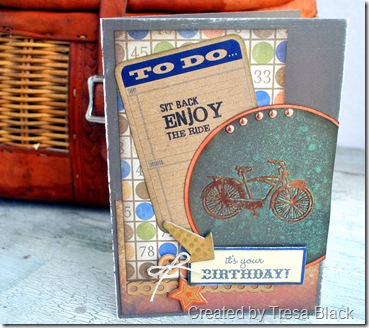 verdigris card