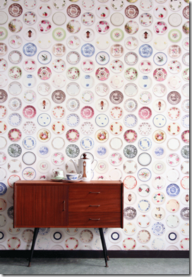 Casa de Valentina - via Hello Tiger - Studio Ditte - porcelain wallpaper 2