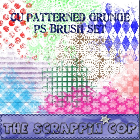 http://thescrappincop.blogspot.com/2009/09/cu-patterned-grunge-pspse-brush-set.html