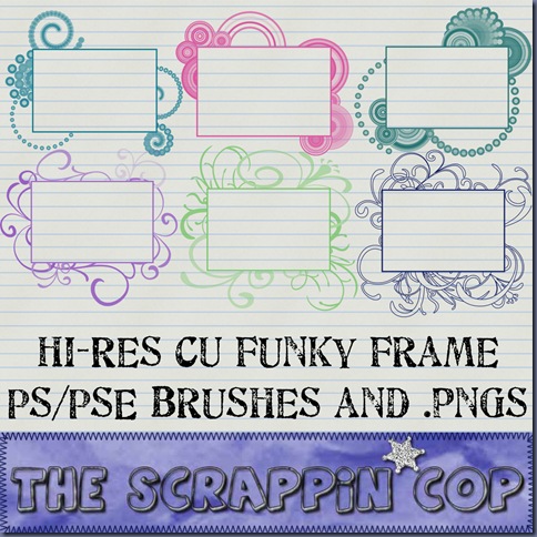 http://thescrappincop.blogspot.com/2009/10/cu-funky-frame-brushes-and-pngs.html