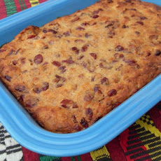 Bread Pudding with Dried Cranberries