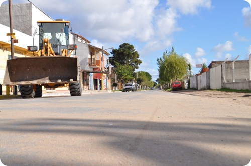 Obra de Calles en Villa Clelia y Tracktor