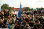 Massa Aksi di Bunderan UGM