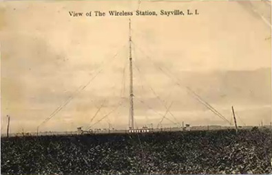 Sayville Wireless Station Postcard-Sheva Apelbaum