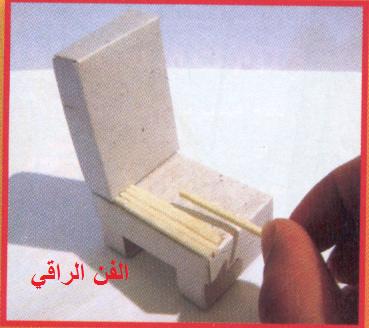 استفيدي من اعواد الكبريت اعمال فنية في عطلة الصيف اشغال يدوية