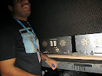 This crazy ass dude did a whole set on reel to reels...completely out of control!