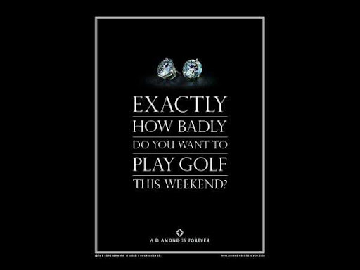 Play golf this weekend Play golf
