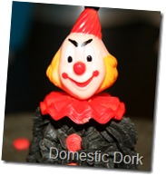 wilton cake class clown evil mocha