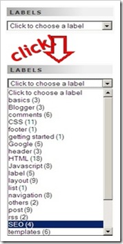 labels dropdown menu 2