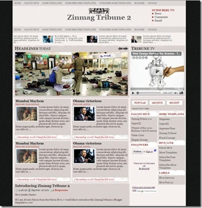 zinmag tribune 2 blogger template zinmag tribune 2 blogger template
