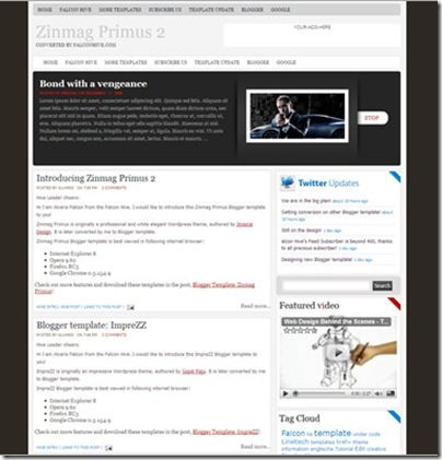 zinmag primus 2 blogger template zinmag primus 2 blogger template