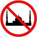 No mosques symbol