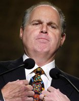 limbaugh looking pompous