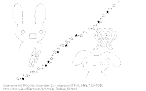 [AA]彦星ウサギと織姫ウサギ