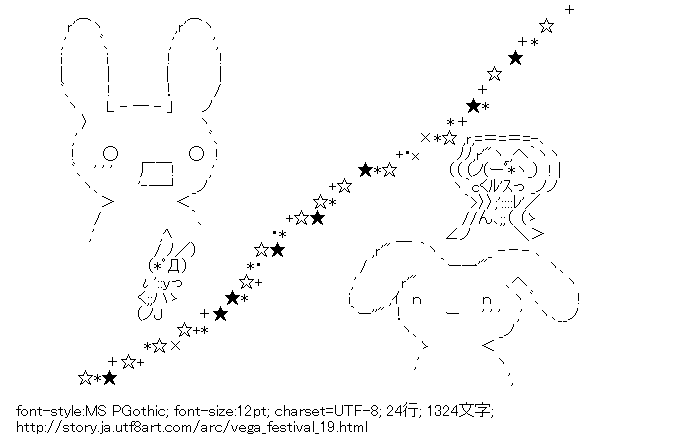 七夕,天の川,兎