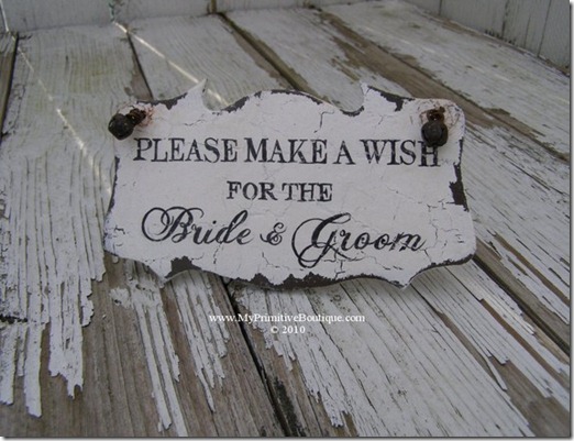 make a wish. vintage signs