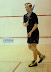 Joe Chapman serving