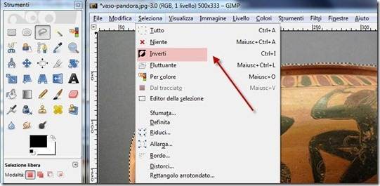 inverti selezione gimp inverti selezione gimp