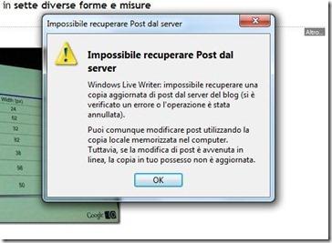 recuperare post blogger