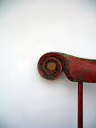 scroll carved volute on comb back crest rail<br />
classic forms !