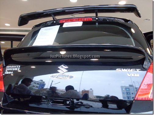 Bimal's-Maruti-Suzuki-Swift-Limited-Edition-Rear