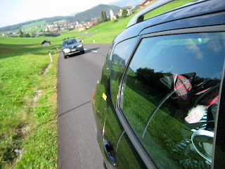 driving to Wolkenstein for our ride