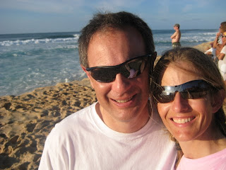 hanging out at  Sunset Beach