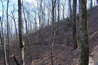 it's actually very steep right here