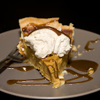 Pecan Pumpkin Pie with Butterscotch Cream
