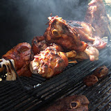Pork from the grill - Restaurant La Cueva - en El Cedro, Miches, Dominican Republic - http://www.rancholacueva.com