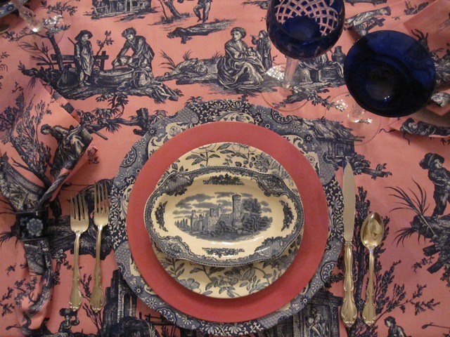 Pink and Blue Toile 008