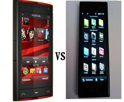Nokia X6 vs LG chocolate