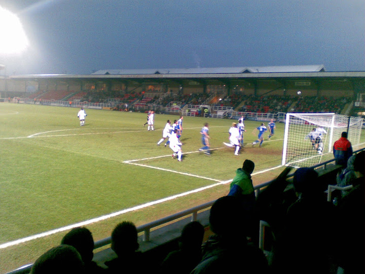 Rushden go close.