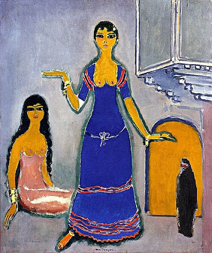 Кес ван Донген, Гарем - Kees van Dongen, Harem, circa 1915-1917, Private collection, Painting - oil on canvas, 65.09 x 54.29 cm