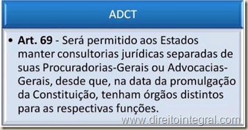 ADCT. Art. 69