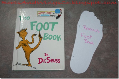 dr seuss day foot book