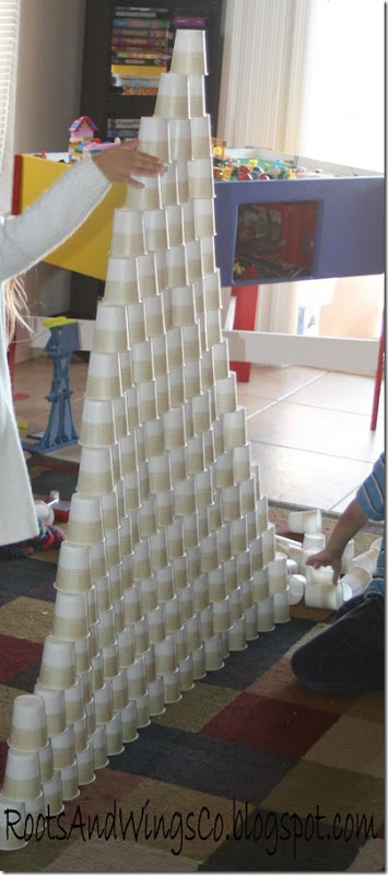 summer activity cup tower a