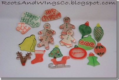 How to Make Shrinky Dink Christmas Ornaments