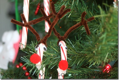 rudolf reindeer candy cane a