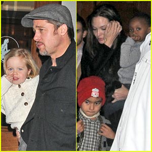 Angelina and her family